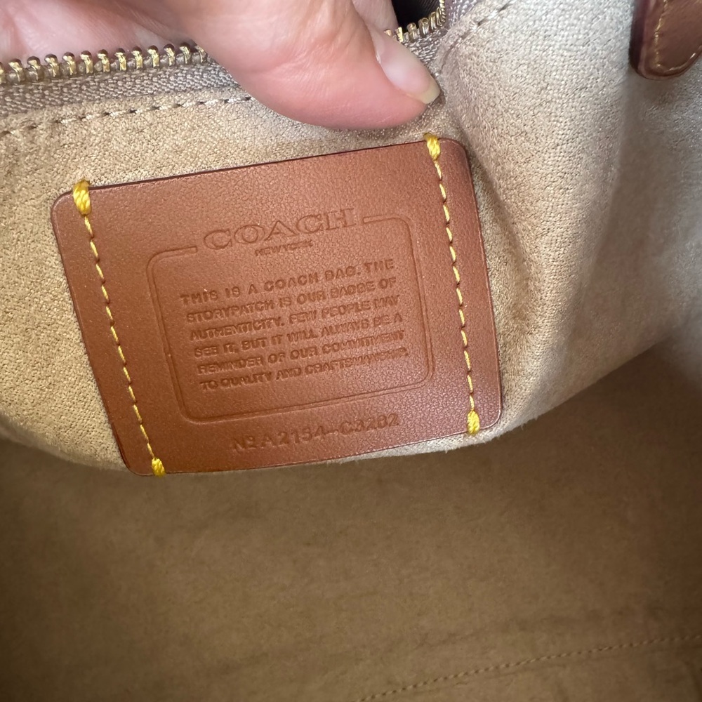 Coach field tote bag signature jacquard - Picture 11 of 17